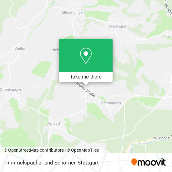 Rimmelspacher und Schorner map