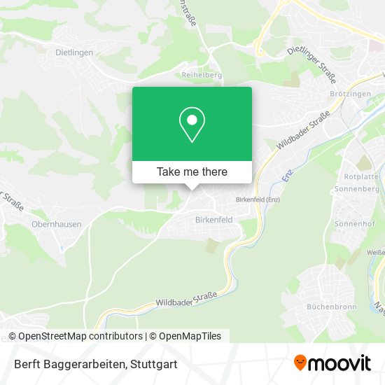 Карта Berft Baggerarbeiten