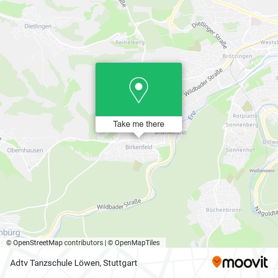 Adtv Tanzschule Löwen map