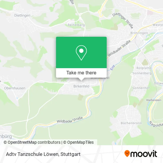 Карта Adtv Tanzschule Löwen