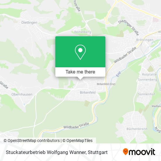 Stuckateurbetrieb Wolfgang Wanner map