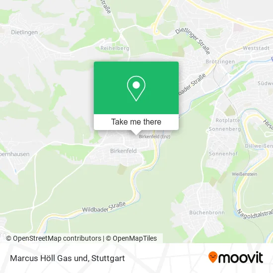 Карта Marcus Höll Gas und