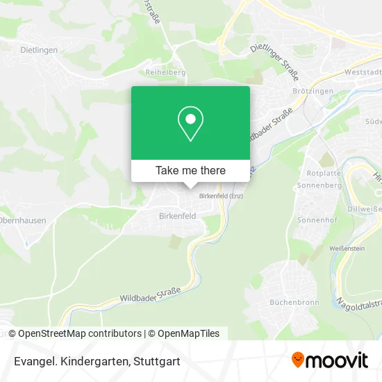 Evangel. Kindergarten map