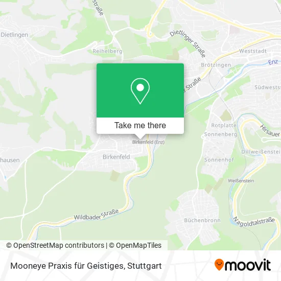 Карта Mooneye Praxis für Geistiges