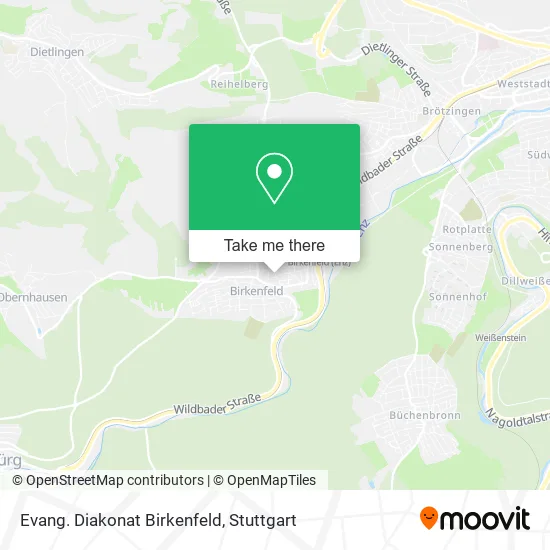 Карта Evang. Diakonat Birkenfeld