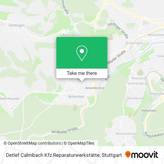 Detlef Calmbach Kfz.Reparaturwerkstätte map