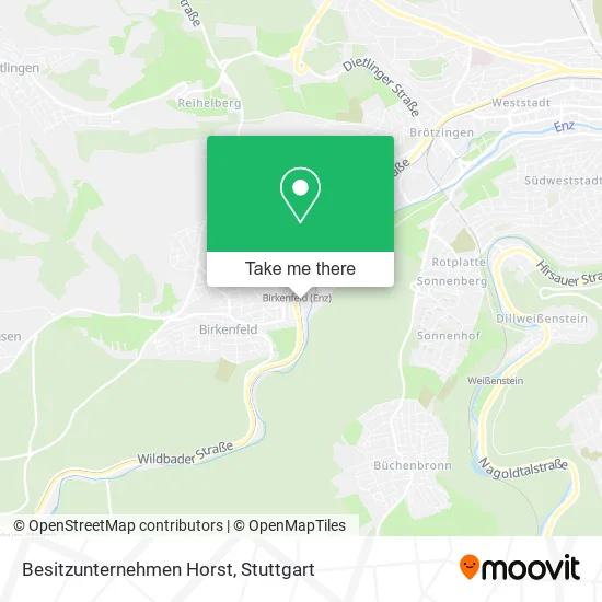 Карта Besitzunternehmen Horst
