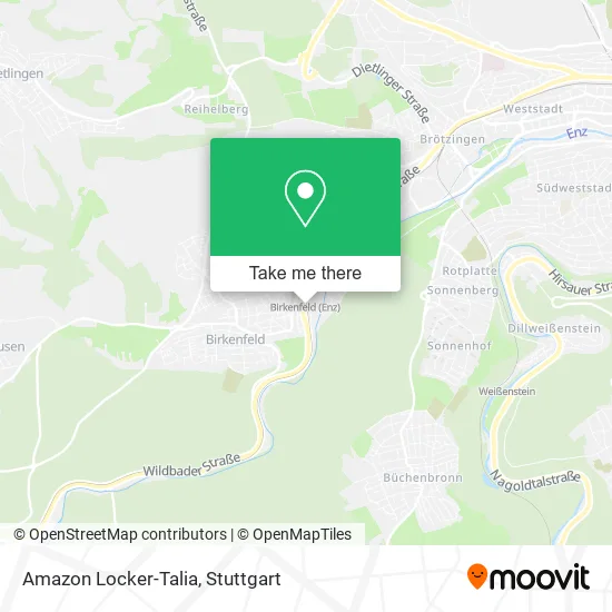 Карта Amazon Locker-Talia