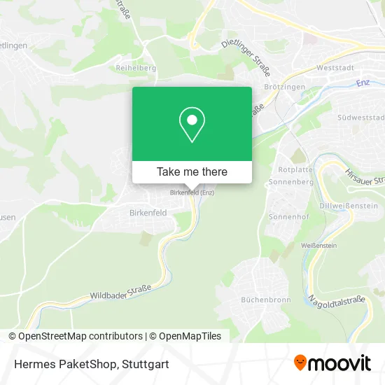 Карта Hermes PaketShop