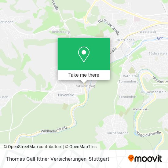 Thomas Gall-Ittner Versicherungen map