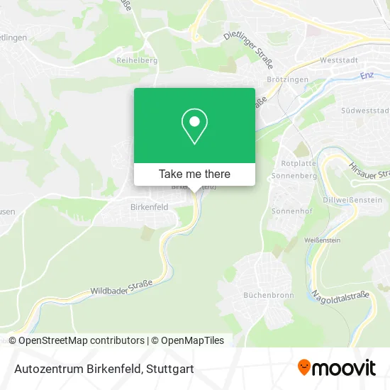Карта Autozentrum Birkenfeld