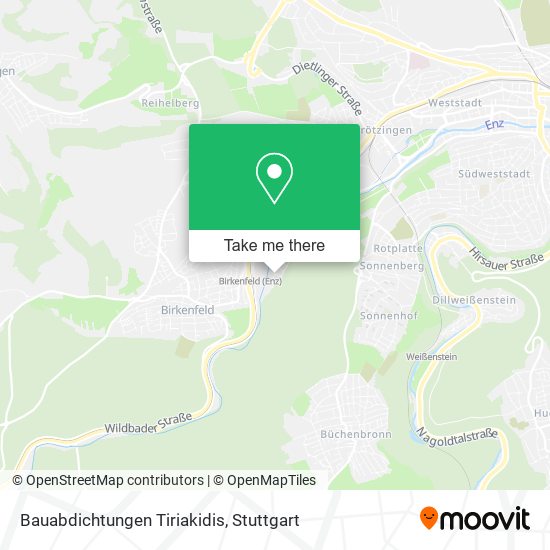 Bauabdichtungen Tiriakidis map