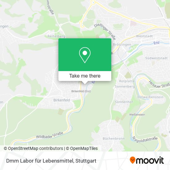 Карта Dmm Labor für Lebensmittel