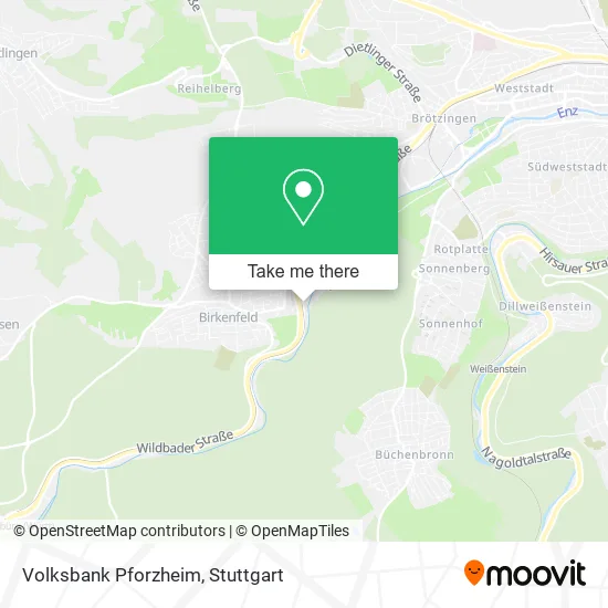 Карта Volksbank Pforzheim