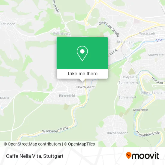 Карта Caffe Nella Vita