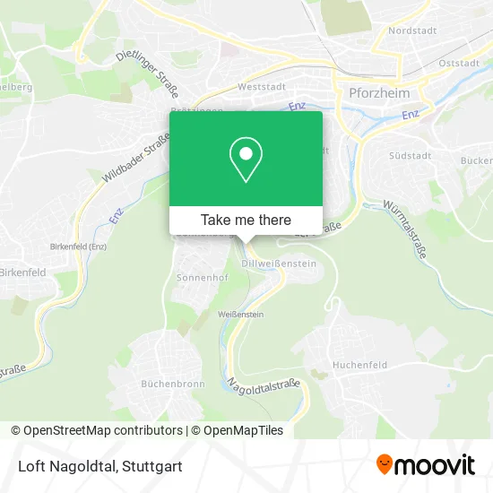 Карта Loft Nagoldtal