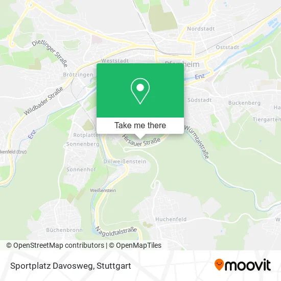 Карта Sportplatz Davosweg