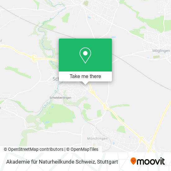 Akademie für Naturheilkunde Schweiz map