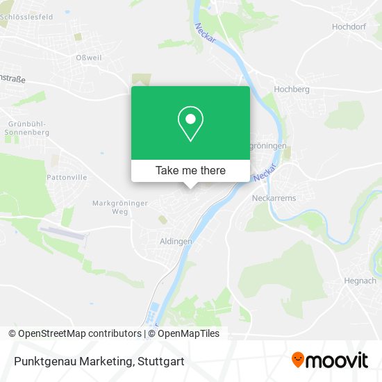 Punktgenau Marketing map