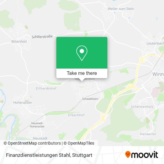 Finanzdienstleistungen Stahl map