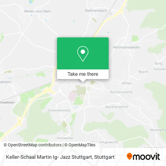 Карта Keller-Schaal Martin Ig- Jazz Stuttgart