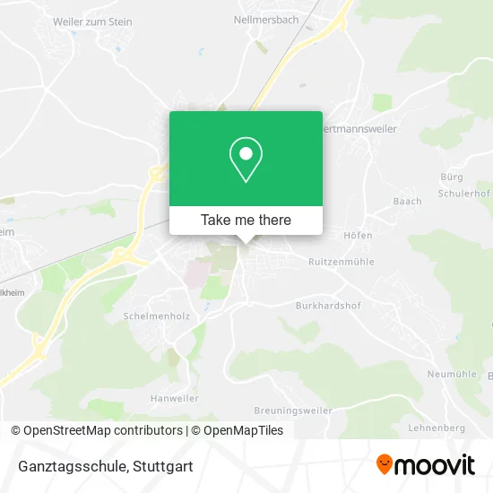 Карта Ganztagsschule