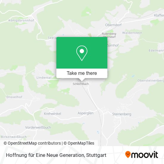 Hoffnung für Eine Neue Generation map