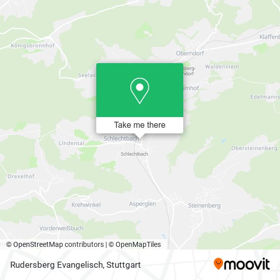 Rudersberg Evangelisch map