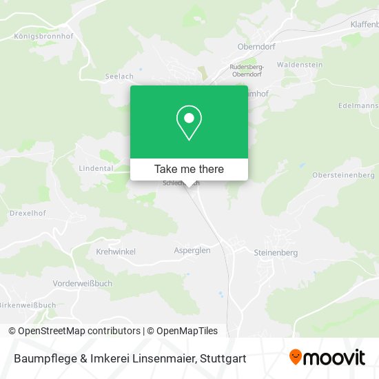 Baumpflege & Imkerei Linsenmaier map