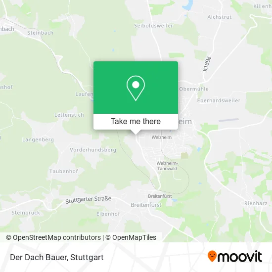 Карта Der Dach Bauer