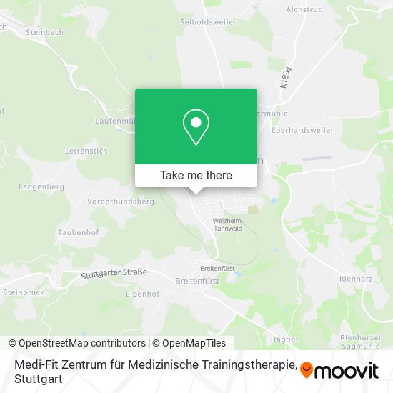 Medi-Fit Zentrum für Medizinische Trainingstherapie map