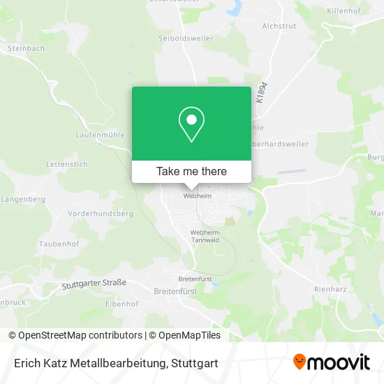 Карта Erich Katz Metallbearbeitung