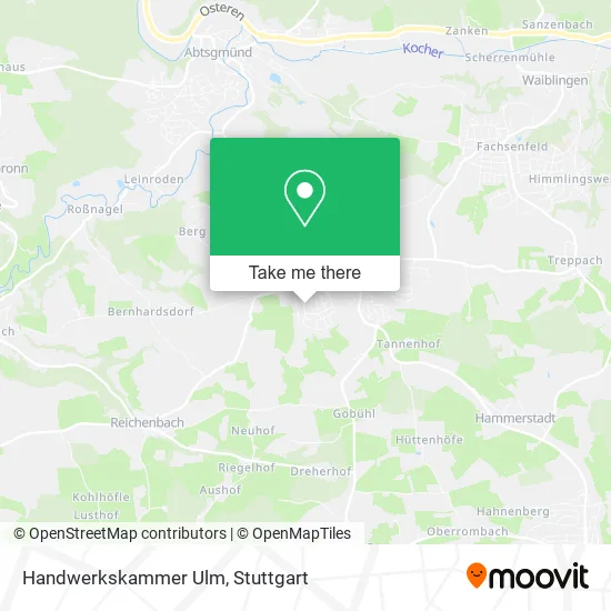 Карта Handwerkskammer Ulm