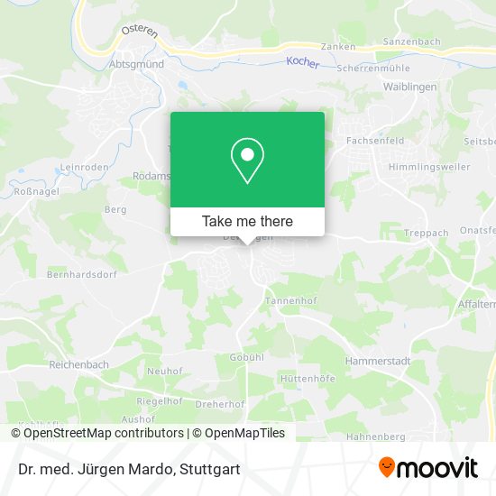 Dr. med. Jürgen Mardo map