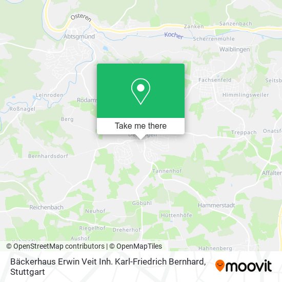 Bäckerhaus Erwin Veit Inh. Karl-Friedrich Bernhard map
