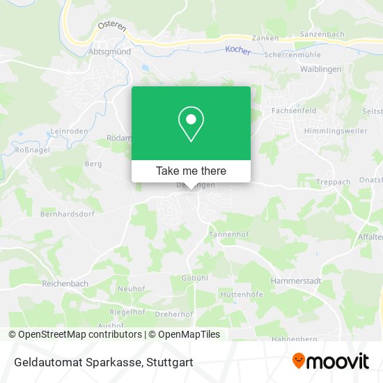 Geldautomat Sparkasse map