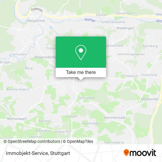 Immobjekt-Service map