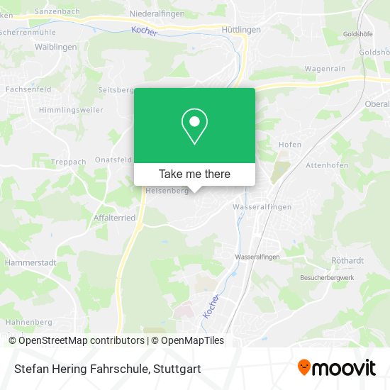 Stefan Hering Fahrschule map