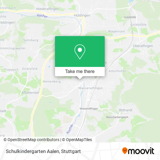 Карта Schulkindergarten Aalen