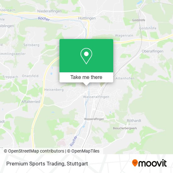 Premium Sports Trading map