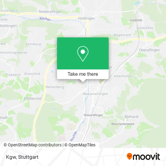 Карта Kgw