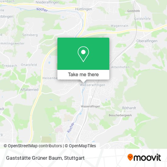 Gaststätte Grüner Baum map