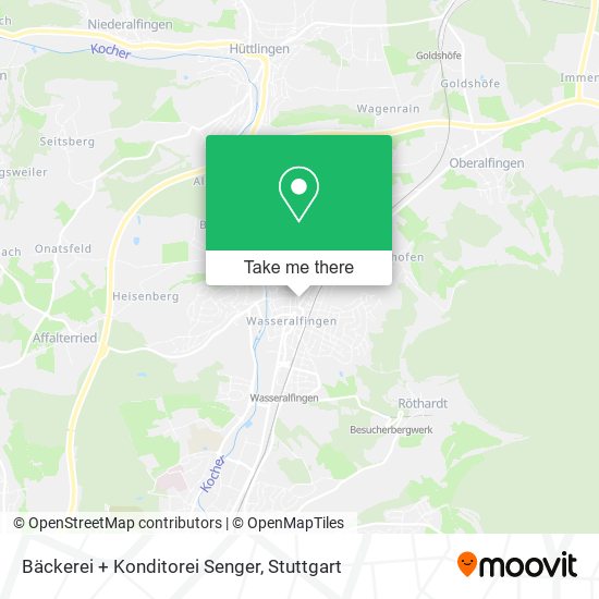 Bäckerei + Konditorei Senger map