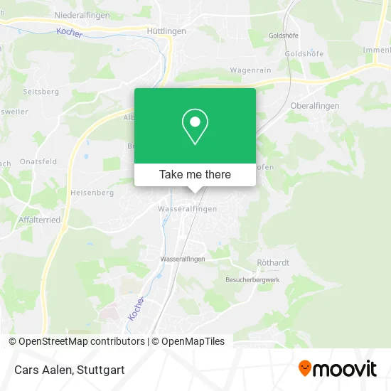 Карта Cars Aalen