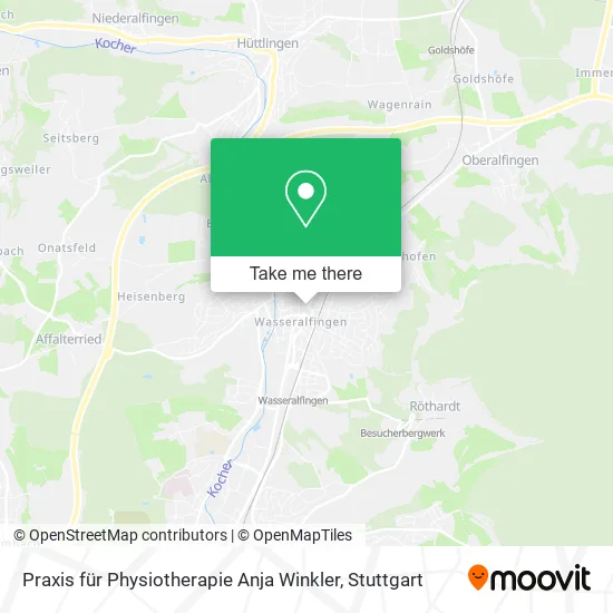 Карта Praxis für Physiotherapie Anja Winkler