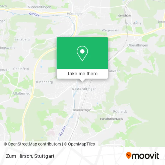 Карта Zum Hirsch