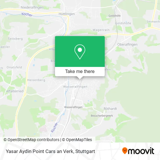 Карта Yasar Aydin Point Cars an Verk