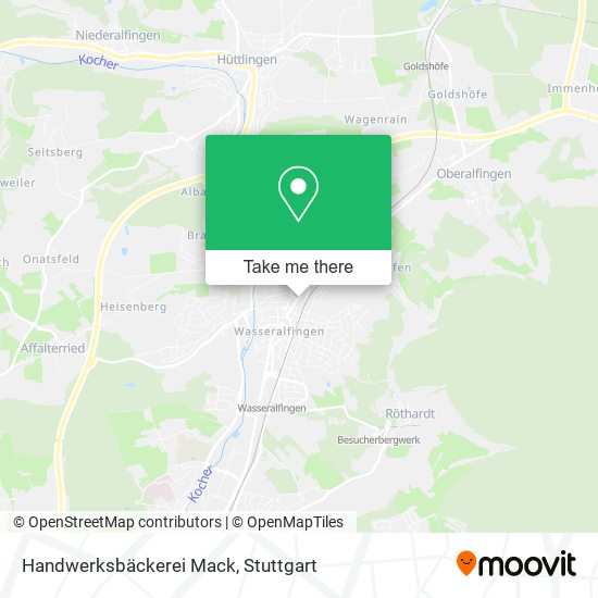 Handwerksbäckerei Mack map