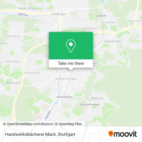 Карта Handwerksbäckerei Mack