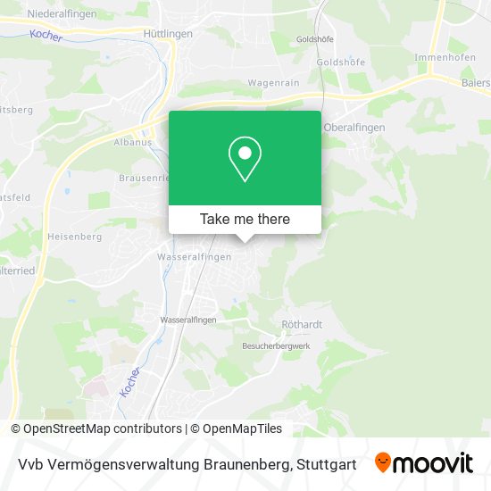 Карта Vvb Vermögensverwaltung Braunenberg